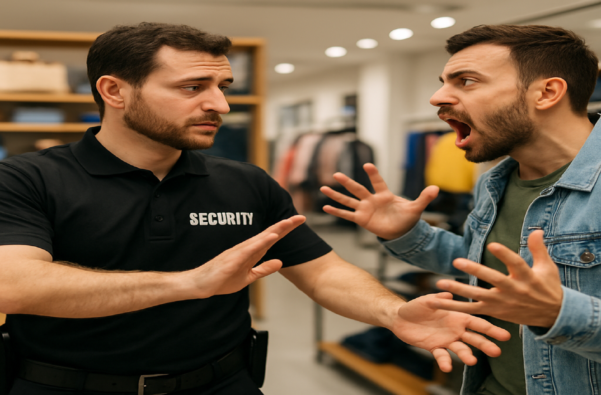 de-escalation techniques for security guards